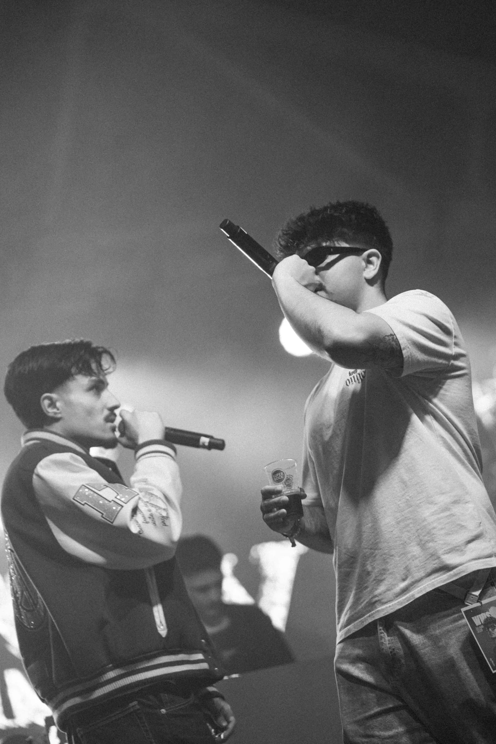 WHI$KY and a guest on stage